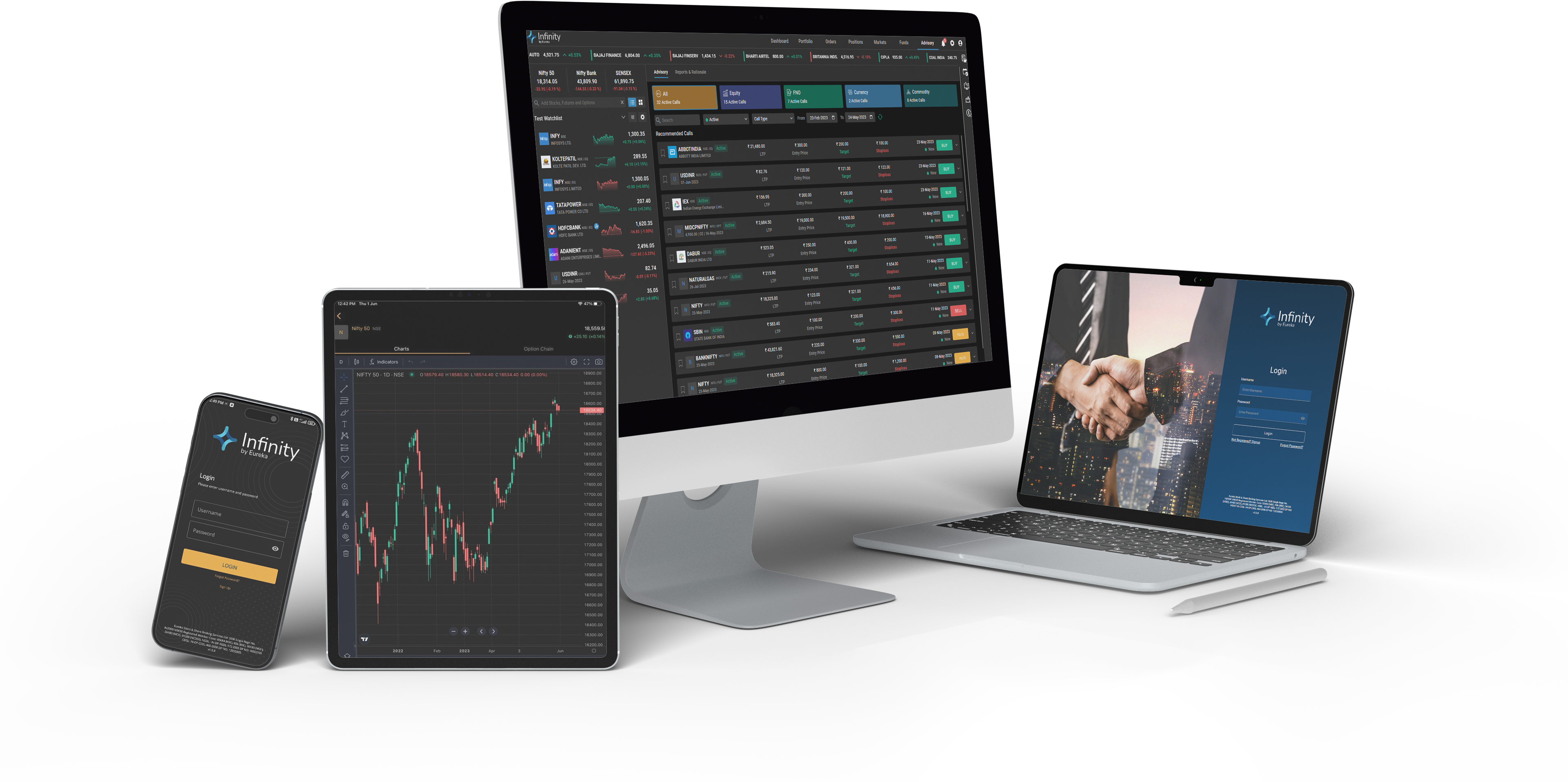 Infinity on multiple devices
